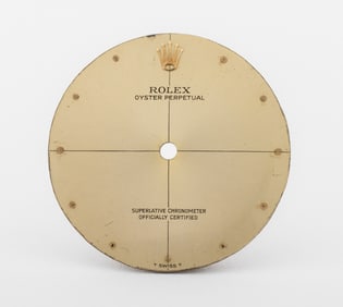 Rolex Oyster Perpetual Time Only Zephyr Watch Dial