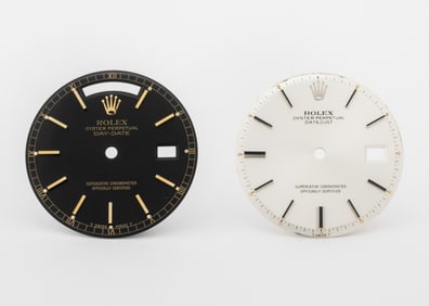 Rolex Oyster Perpetual Loose Watch Dials, 2 Pcs.