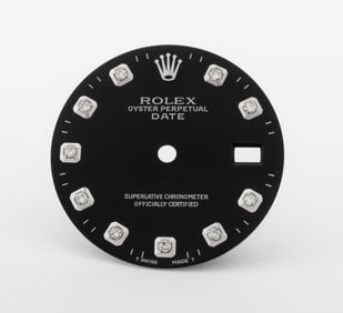 Rolex Oyster Date Diamond Watch Dial