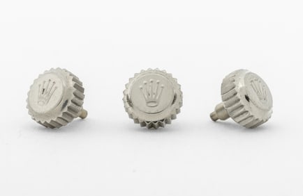 Rolex Vintage Submariner Stainless Steel Crowns, 3