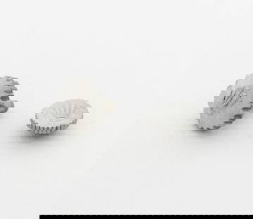 Rolex Mid-Sized Lady's Watch Loose Crowns, 2 Pcs.: Two Rolex Genuine Mid-Sized Ladies Loose Watch Crowns, comprising: (1) one oyster and (1) one non-oyster. Larger: 5mm Diameter. Provenance: From a Manhattan Collection. Keywords: Watch parts, Time