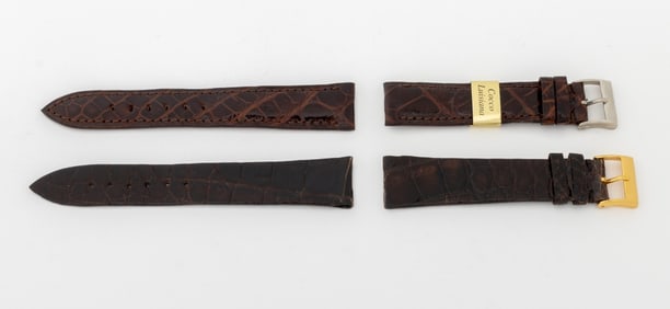Rolex Crocodile Watch Straps, 2 Pcs.