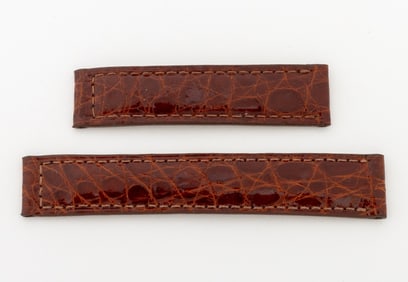 Cartier Brown Crocodile Watch Strap