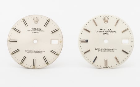 Rolex Oyster Perpetual Date Slow Set Dials, 2 Pcs.