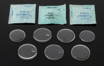 Rolex Generic Watch Crystals, 10 Pcs