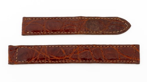 Cartier Brown Crocodile Watch Strap