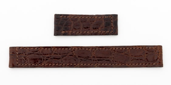 Cartier Brown Crocodile Watch Strap