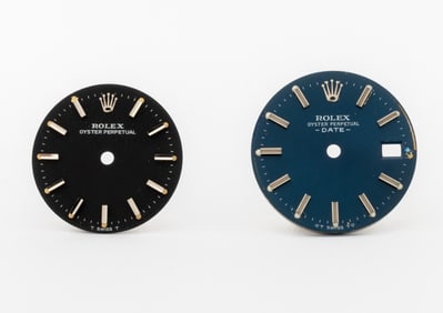 Rolex Oyster Perpetual Watch Dials, 2 Pcs.