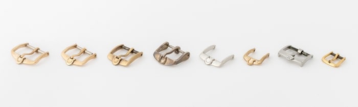 Jaeger-LeCoultre, Etc. Loose Watch Buckles, 8 Pcs.