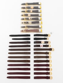 Hirsch Open-End Lizard Loose Watch Straps, 20