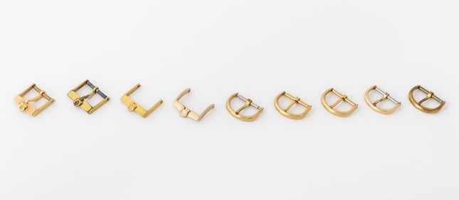 Omega Gold-Tone Loose Watch Buckles, 9