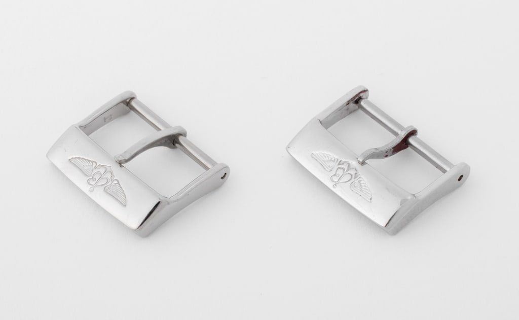 Breitling Stainless Steel Watch Buckles, 2 (1 of 5)