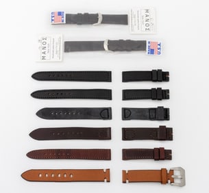 Manos Cordovan Leather Loose Watch Straps, 8