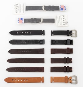 Manos Cordovan Leather Loose Watch Straps, 8