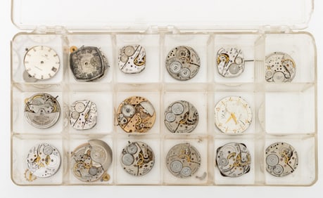 Hamilton Loose Watch Movements, 16 Pcs.
