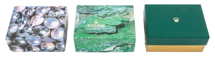 Rolex Leather Watch Presentation Boxes, 3