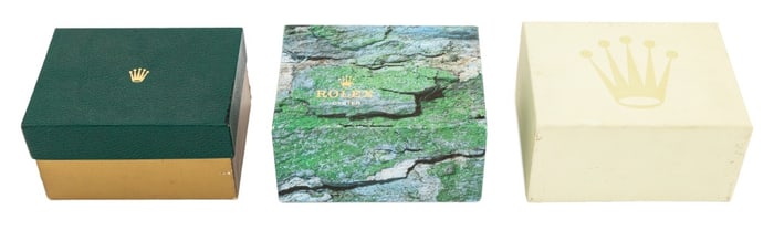Rolex Green Leather Watch Boxes, 3