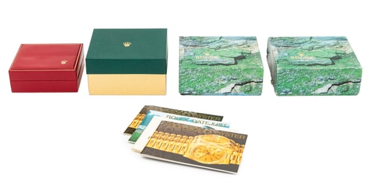 Rolex Leather Presentation Boxes and Manuals, 8
