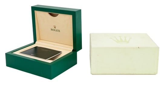 Rolex Oyster Perpetual Datejust Green Leather Box