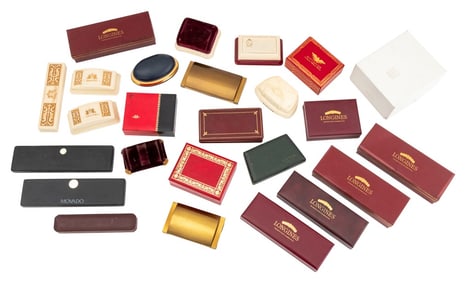 Longines, Etc. Watch Presentation Boxes, 26