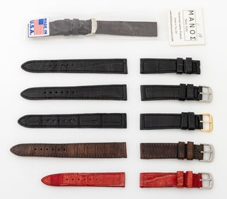 Manos Alligator Loose Watch Straps, 6