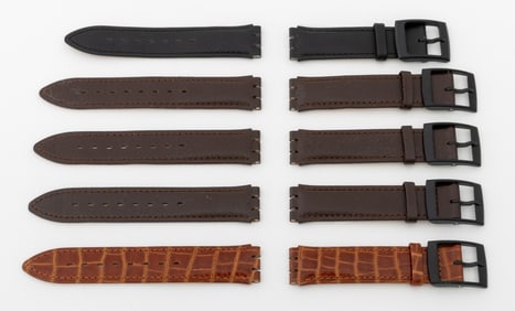 Swatch Leather Loose Watch Straps, 5