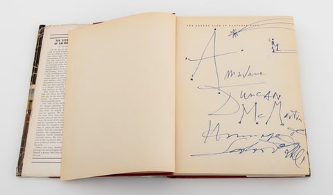 Dali Signed "The Secret Life of Dali", 1942
