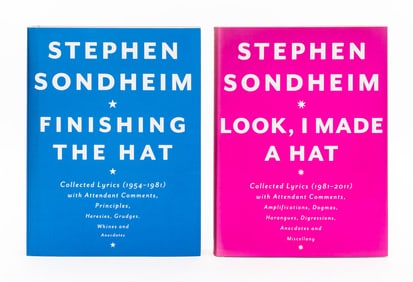 Stephen Sondheim Signed Memoirs, 2