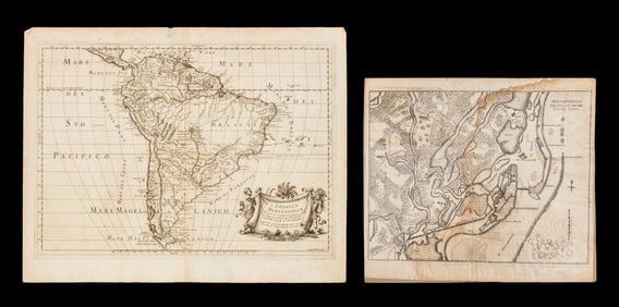 Maps of South America, 17th C., 2