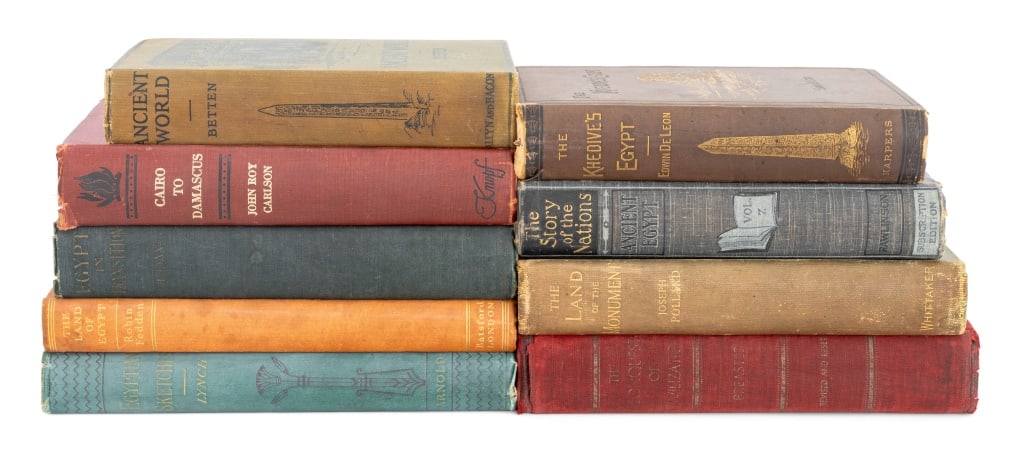 Books on Egyptian and Ancient Civilizations, 9: Collection of Nine Books on Egyptian and Ancient Civilizations, comprising: "The Ancient World: From the Earliest Times to 800 A.D.", Betten, Francis, "The Khedive's Egypt", DeLeon, Edwin, "The Story 