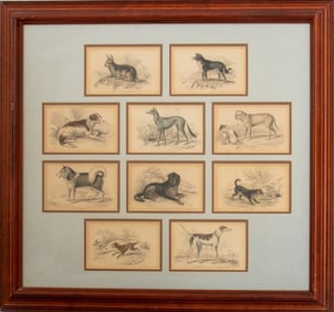 William Home Lizars Dog Color Engravings, 10