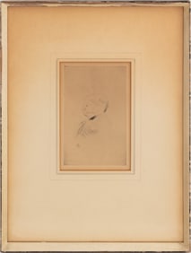 Henri de Toulouse-Lautrec "...Monsieur X" Drypoint