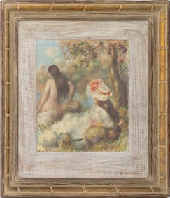 After Renoir "The Bathers" Offset Lithograph