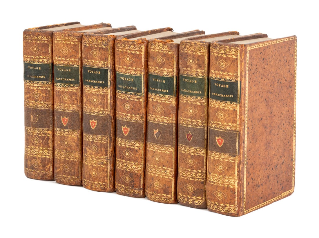 J.J. Barthelemy Voyage de Jeune Anacharsis, 7 Vols (1 of 5)