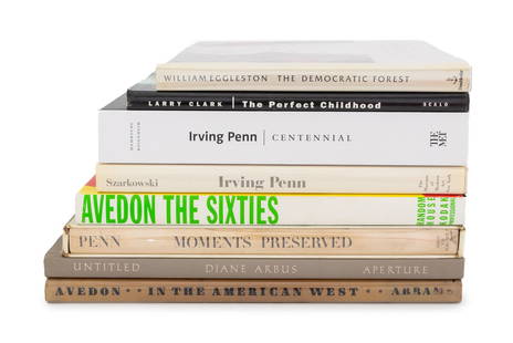 Books on Photographers and Photographs, 8: Collection of Eight Books on Photographers and Photographs, comprising: "In The American West 1979-1984", Avedon, Richard, "Untitled", Arbus, Diane, "Irving Penn: Centennial", Morris Hambourg, Maria a