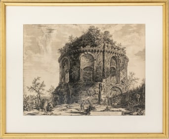 Giovanni Piranesi "Veduto de Tempio" Etching