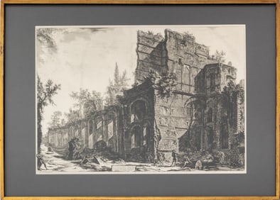 Giovanni Piranesi "Hadrian's Villa" Etching