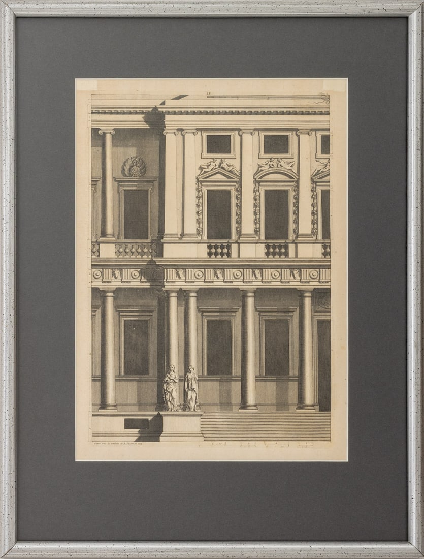 After Andrea Palladio Palazzo Chiercati Engraving (1 of 5)