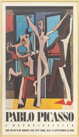 MoMA Pablo Picasso: A Retrospective Poster, 1980