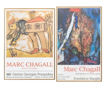 Marc Chagall Retrospective Posters, 2