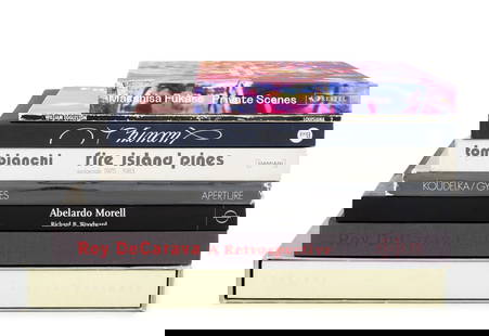Books on Photography and Photographers, 8: Group of Eight Books on Photography and Photographers, comprising: "Gypsies", Koudelka, Josef, "Fire Island Pines: Polaroids 1975-1983", Bianchi, Tom, "Abelardo Morell", Woodward, Richard B., "William