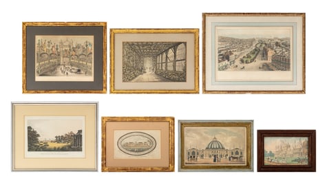 Royal Pavilion Brighton Hand-Colored Etchings, 7