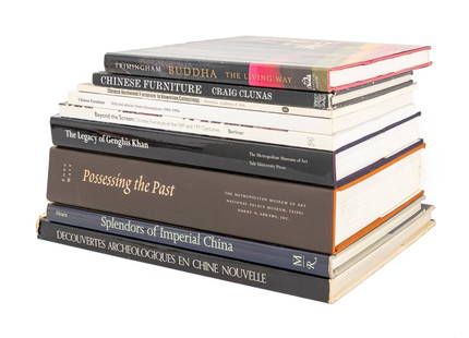 Books on Chinese Art and Decorative Arts, 9: Collection of Nine Books on Chinese Art and Decorative Arts, comprising: "Processing the Past: Treasures from the National Palace Museum, Taipei", Fong, Wen C. and Watt, James C. Y., "The Legacy of Ge