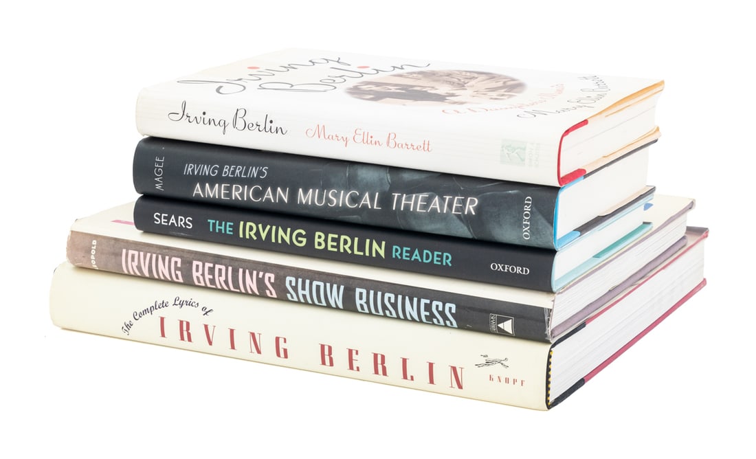 Books on Irving Berlin and His Musicals, 5: Collection of Five Books on Irving Berlin and His Musicals, comprising: "Irving Berlin: A Daughter's Memoir", Barrett, Mary Ellin, "Irving Berlin's American Musical Theater", MaGee, Jeffrey, "The Irvi