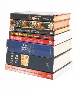 Books on Theatre History and Criticism, 8: Collection of Eight Books on Theatre History and Criticism, comprising: "Peter Pan on Stage and Screen 1904-2010", Hanson, Bruce K., signed and inscribed by the author to the half-title page, "Royal P