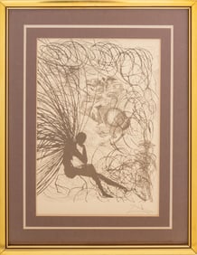 Salvador Dali "Napoleon and The Angel" Etching