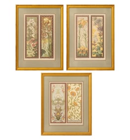 Henry Lambert Floral Pattern Chromolithographs, 3