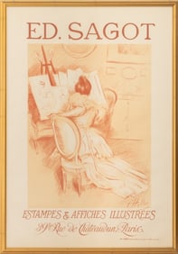 Paul Helleu "Ed. Sagot: Estampes & ..." Poster