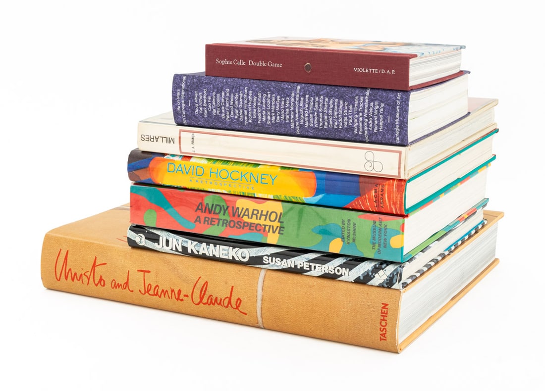 Books on Artist Monographs & Museum Collections, 7: Collection of Seven Books on Artist Monographs and Museum Collections, comprising: "Sophie Calle: Double Game", Calle, Sophie, and Auster Paul, "Life on Mars: 55th Carnegie International", Fogle, Doug