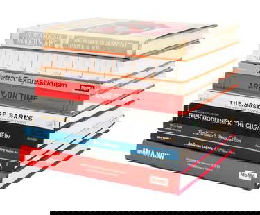 Art Museum and Collections Books, 9: Collection of Nine Art Museum and Collections Books, comprising: "MoMA Now: Highlights from The Museum of Modern Art", "Abstract Expressionism at The Museum of Modern Art", Prather, Marla and Miller,